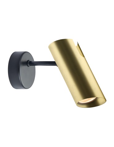 Light Prestige Futuro 1 wall lamp gold/black GU10 black/gold LP-17001/1W GD/BK