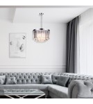 Glamour chandeliers - Light Prestige Vetro pendant E14 transparent LP-2910/5P - product 2