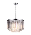 Glamour chandeliers - Light Prestige Vetro pendant E14 transparent LP-2910/5P - product 5