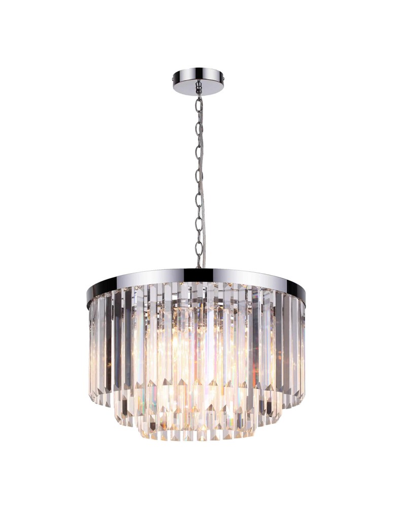 Glamour chandeliers - Light Prestige Vetro pendant E14 transparent LP-2910/5P - product kolory-swiatla.pl 5
