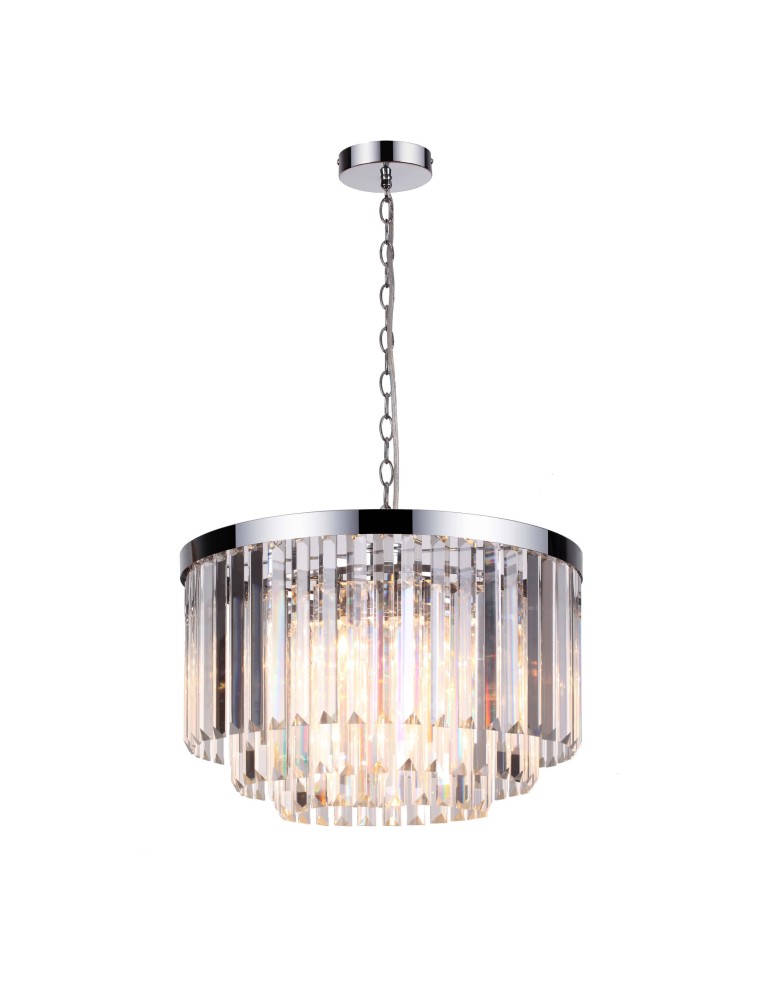 Glamour chandeliers - Light Prestige Vetro pendant E14 transparent LP-2910/5P - product kolory-swiatla.pl 6