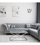 Glamour wall lamps - Light Prestige Vetro wall lamp E14 transparent/chrome LP-2910/1W - product 2