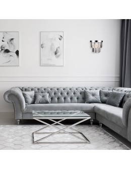 Light Prestige Vetro kinkiet E14 transparentny/chrom LP-2910/1W - produkt 2