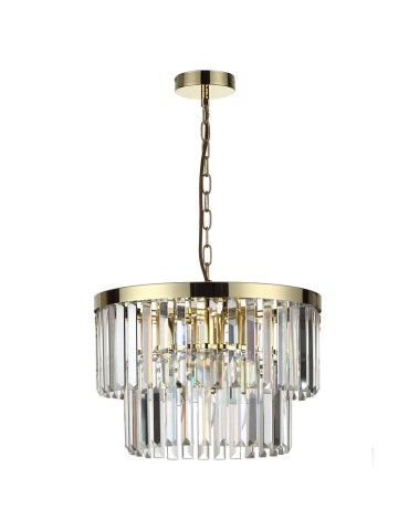 Light Prestige Vetro pendant lamp antique gold LP-2910/5P AGD 5xE14 antique gold