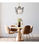 Glamour chandeliers - Light Prestige Vetro pendant lamp antique gold LP-2910/5P AGD 5xE14 antique gold - product 2