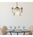 Glamour chandeliers - Light Prestige Vetro pendant lamp antique gold LP-2910/5P AGD 5xE14 antique gold - product 3