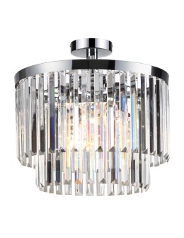 Light Prestige Vetro plafond E14 transparent/chrome LP-2910/4C