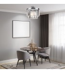 Ceiling lamps with crystals - Light Prestige Vetro plafond E14 transparent/chrome LP-2910/4C - product 2