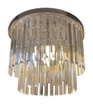 Ceiling lamps with crystals - Light Prestige Vetro plafond E14 transparent/chrome LP-2910/4C - product 3