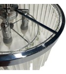 Ceiling lamps with crystals - Light Prestige Vetro plafond E14 transparent/chrome LP-2910/4C - product 7