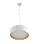 LED pendant lamps - Light Prestige Hudson pendant lamp white / gold LP-043/1P WH/GD 1 xLED white / gold - product 1