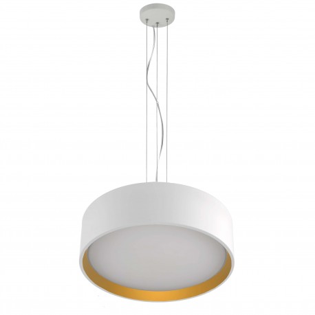 Light Prestige Hudson lampa wisząca biała/złota LP-043/1P WH/GD 1 xLED biały / złoty