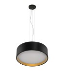 LED pendant lamps - Light Prestige Hudson pendant lamp black/gold LP-043/1P BK/GD 1xLED black/gold - product 1