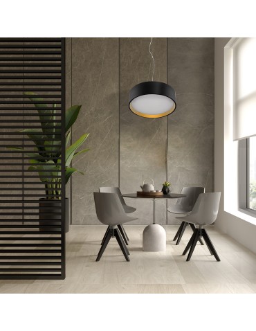 Light Prestige Hudson pendant lamp black/gold LP-043/1P BK/GD 1xLED black/gold - product 2