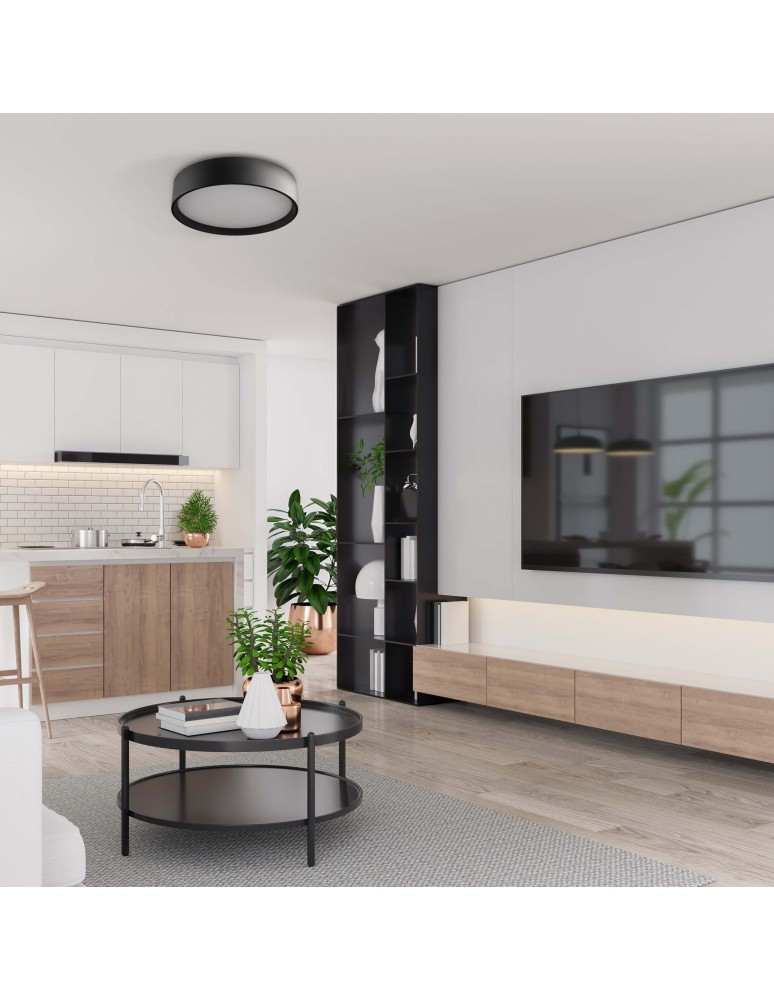 Ceiling lamps - Light Prestige Hudson plafond black LED black LP-043/1C BK - product kolory-swiatla.pl 2