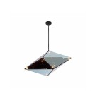 Pendant lamps - Light Prestige Constellation horizontal pendant G9 black / smoke LP-056/1P BK - product 1