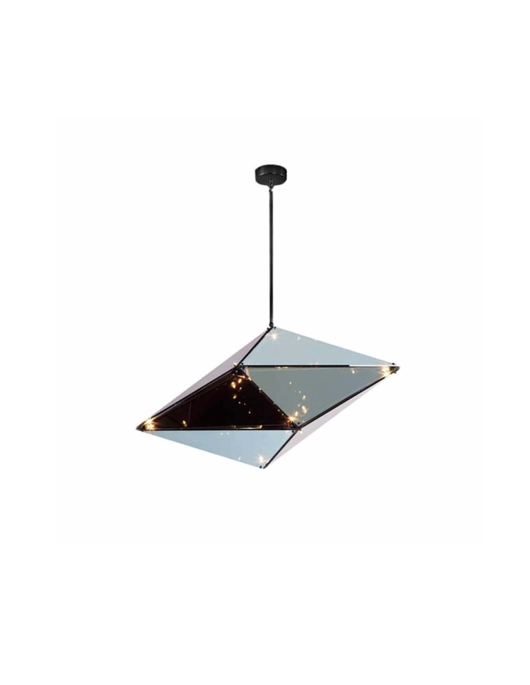 Pendant lamps - Light Prestige Constellation horizontal pendant G9 black / smoke LP-056/1P BK - product kolory-swiatla.pl 1