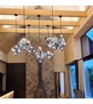 Pendant lamps - Light Prestige Constellation horizontal pendant G9 black / smoke LP-056/1P BK - product 2