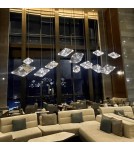 Pendant lamps - Light Prestige Constellation horizontal pendant G9 black / smoke LP-056/1P BK - product 5