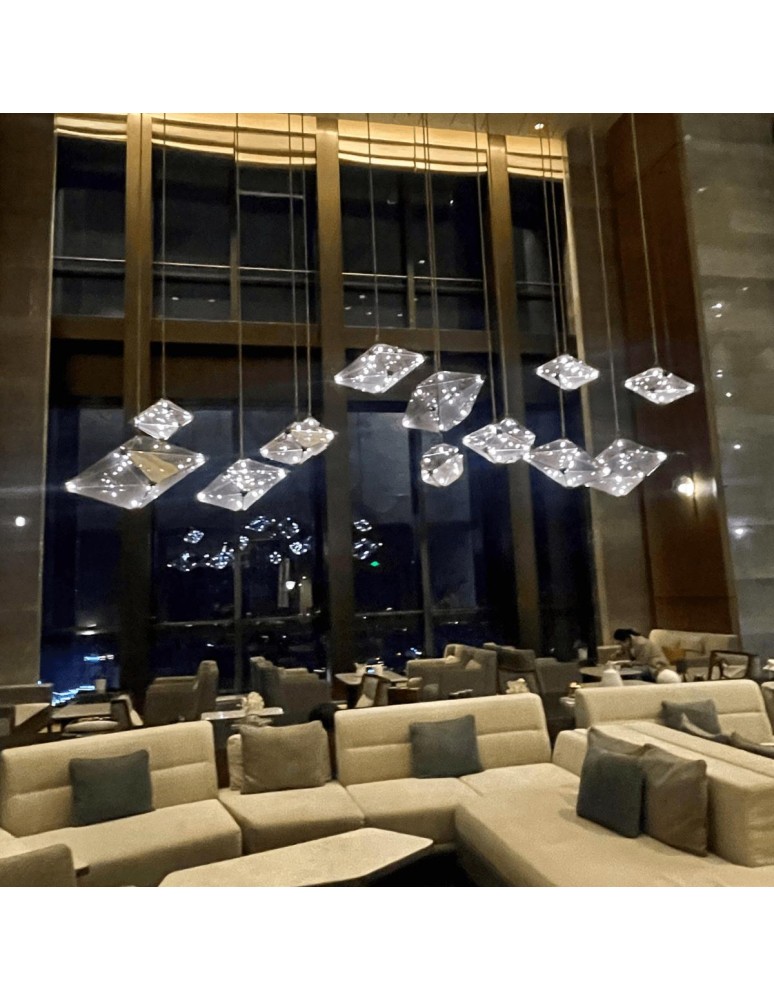 Pendant lamps - Light Prestige Constellation horizontal pendant G9 black / smoke LP-056/1P BK - product kolory-swiatla.pl 5