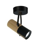 Wall lamps - Light Prestige Bovino wall lamp GU10 black/brown LP-1111/1W - product 1