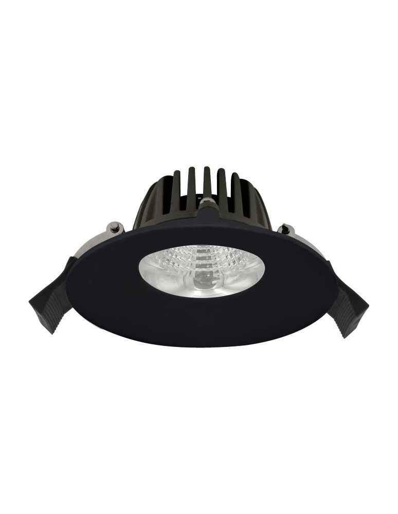 Flush-mounted lamps - pendants - Light Prestige ORION LED flush mount 1x8W black LP-4434/1RS BK - product kolory-swiatla.pl 1