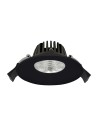 View Light Prestige ORION LED flush mount 1x8W black LP-4434/1RS BK