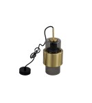 Pendant lamps - Light Prestige Miele pendant lamp E27 1x40W smoke/gold LP-866/1P L SM/GD - product 8