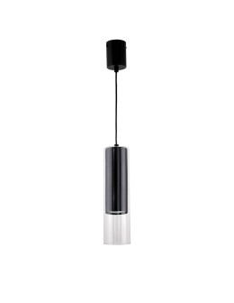 Light Prestige Manacor Lampa wisząca GU10 1x50W czarny/transparentny LP-232/1P BK