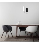 Light Prestige Manacor Lampa wisząca GU10 1x50W czarny/transparentny LP-232/1P BK