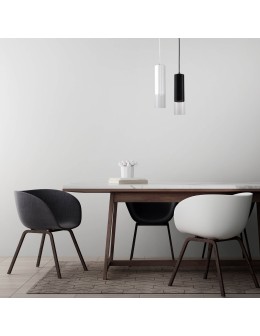 Light Prestige Manacor Lampa wisząca GU10 1x50W czarny/transparentny LP-232/1P BK - produkt 2