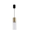View Light Prestige Manacor GU10 1x50W gold/transparent pendant lamp LP-232/1P GD