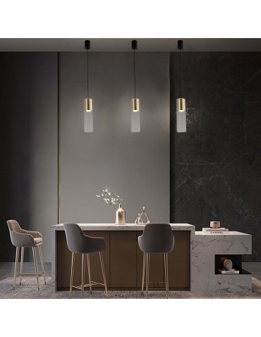 Light Prestige Manacor Lampa wisząca GU10 1x50W złoty/transparentny LP-232/1P GD - produkt 2