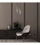 Pendant lamps - Light Prestige Manacor GU10 1x50W gold/transparent pendant lamp LP-232/1P GD - product 3