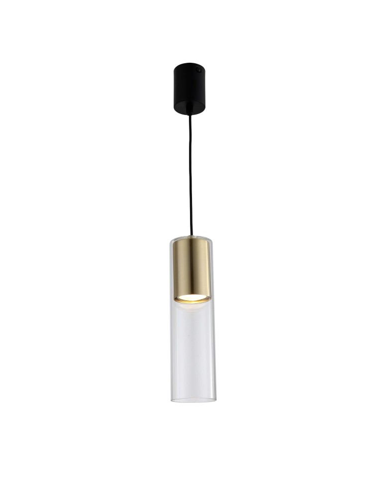 Pendant lamps - Light Prestige Manacor GU10 1x50W gold/transparent pendant lamp LP-232/1P GD - product kolory-swiatla.pl 4