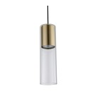 Pendant lamps - Light Prestige Manacor GU10 1x50W gold/transparent pendant lamp LP-232/1P GD - product 5