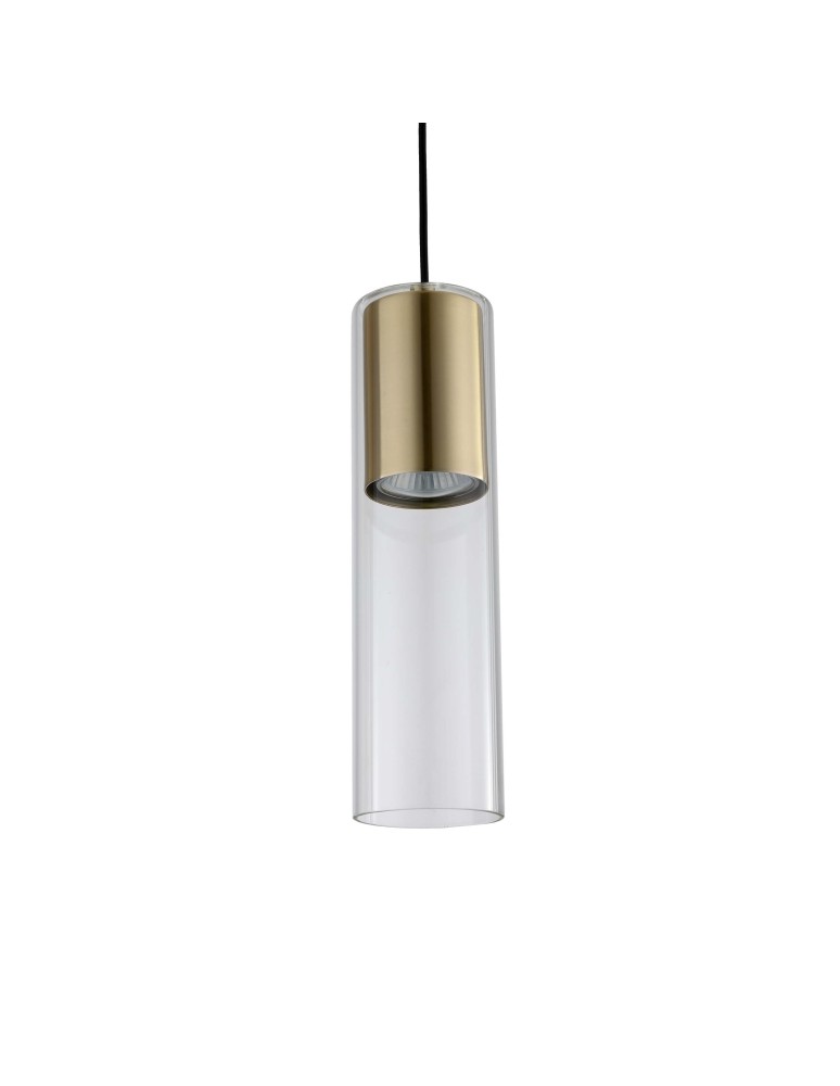Pendant lamps - Light Prestige Manacor GU10 1x50W gold/transparent pendant lamp LP-232/1P GD - product kolory-swiatla.pl 5