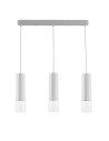 View Light Prestige Manacor GU10 pendant lamp 3x50W white/transparent LP-232/3L WH