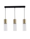 Light Prestige Manacor GU10 3x50W gold/transparent pendant lamp LP-232/3L GD