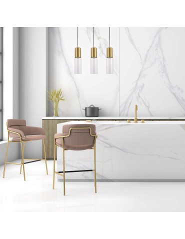 Light Prestige Manacor Lampa wisząca GU10 3x50W złoty/transparentny LP-232/3L GD - produkt 2