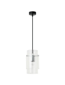 Light Prestige Savona Lampa wisząca E27 1x1W transparentny/srebrny LP-707/1P
