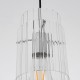 Light Prestige Savona Lampa wisząca E27 1x1W transparentny/srebrny LP-707/1P