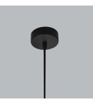 Glass pendant lamps - Light Prestige Savona Pendant lamp E27 1x1W transparent/silver LP-707/1P - product 12