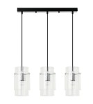 Triple pendant lamps - Light Prestige Savona Pendant Lamp E27 3x40W transparent/silver LP-707/3L - product 1