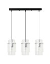 View Light Prestige Savona Pendant Lamp E27 3x40W transparent/silver LP-707/3L