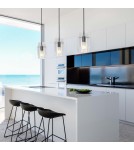 Triple pendant lamps - Light Prestige Savona Pendant Lamp E27 3x40W transparent/silver LP-707/3L - product 2