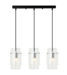 Triple pendant lamps - Light Prestige Savona Pendant Lamp E27 3x40W transparent/silver LP-707/3L - product 3
