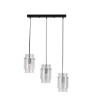 Triple pendant lamps - Light Prestige Savona Pendant Lamp E27 3x40W transparent/silver LP-707/3L - product 4