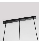Triple pendant lamps - Light Prestige Savona Pendant Lamp E27 3x40W transparent/silver LP-707/3L - product 9