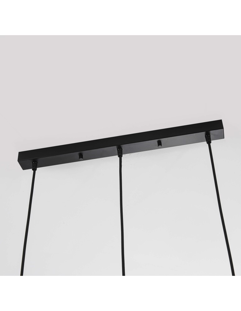 Triple pendant lamps - Light Prestige Savona Pendant Lamp E27 3x40W transparent/silver LP-707/3L - product kolory-swiatla.pl 9